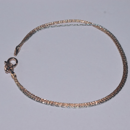 Silver Triple Chain Bracelet