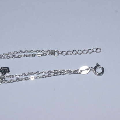 Silver Dancing Stars Mangal Sutra Bracelet