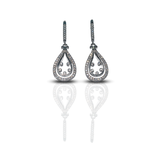 Dew Drop Silver Earrings