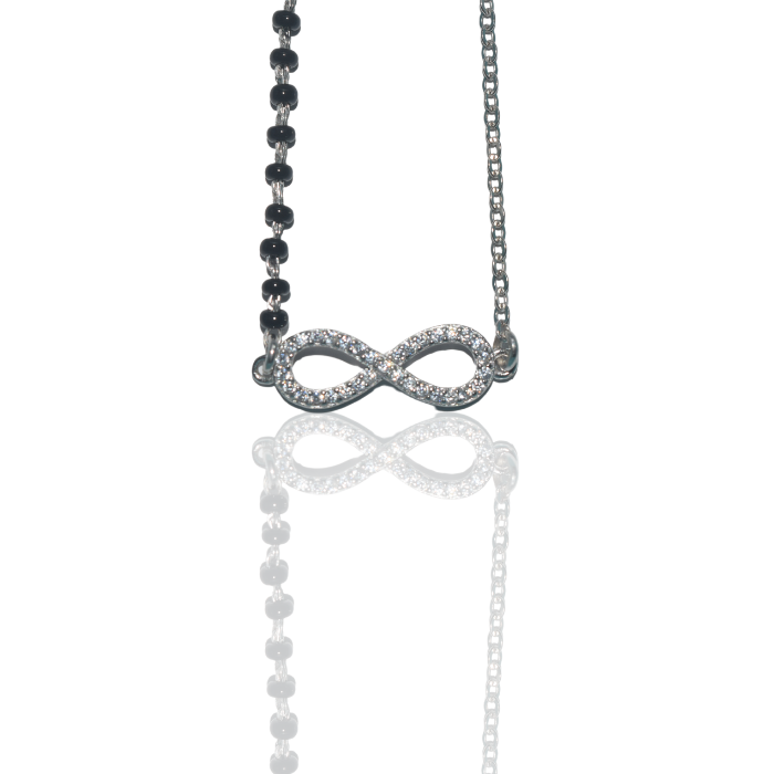 Silver Infinity Mangal sutra