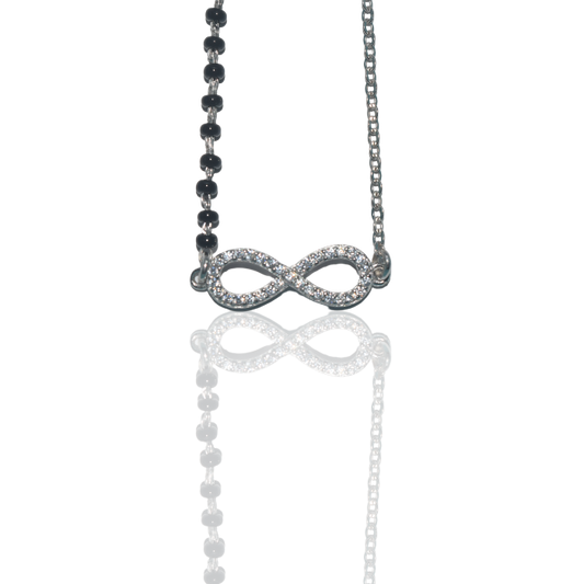 Silver Infinity Mangal sutra