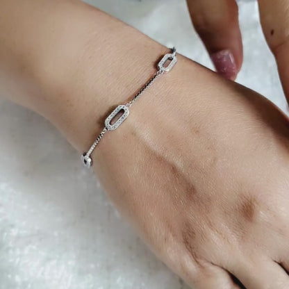 Silver Enchanting Links Bracelet